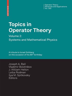 cover image of Topics in Operator Theory